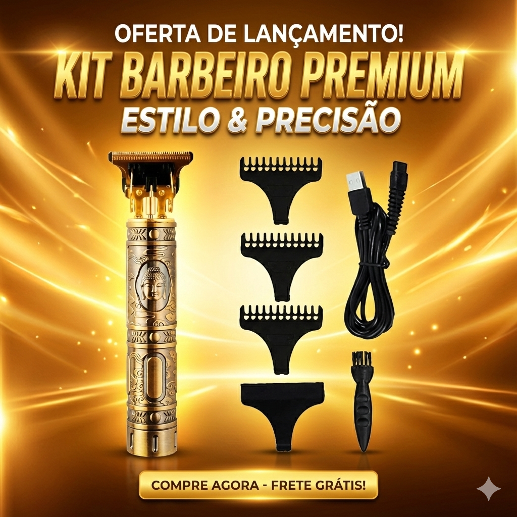 Barbeador Profissional de Barba e Cabelo URBANEXY – Perfect Barber Pro