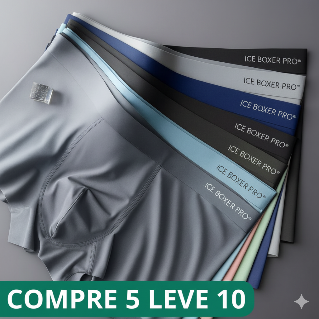 URBANEXY IceBoxer Pro – Máximo Conforto & Livre de Suor  Compre 5 • Leve 10 🔥